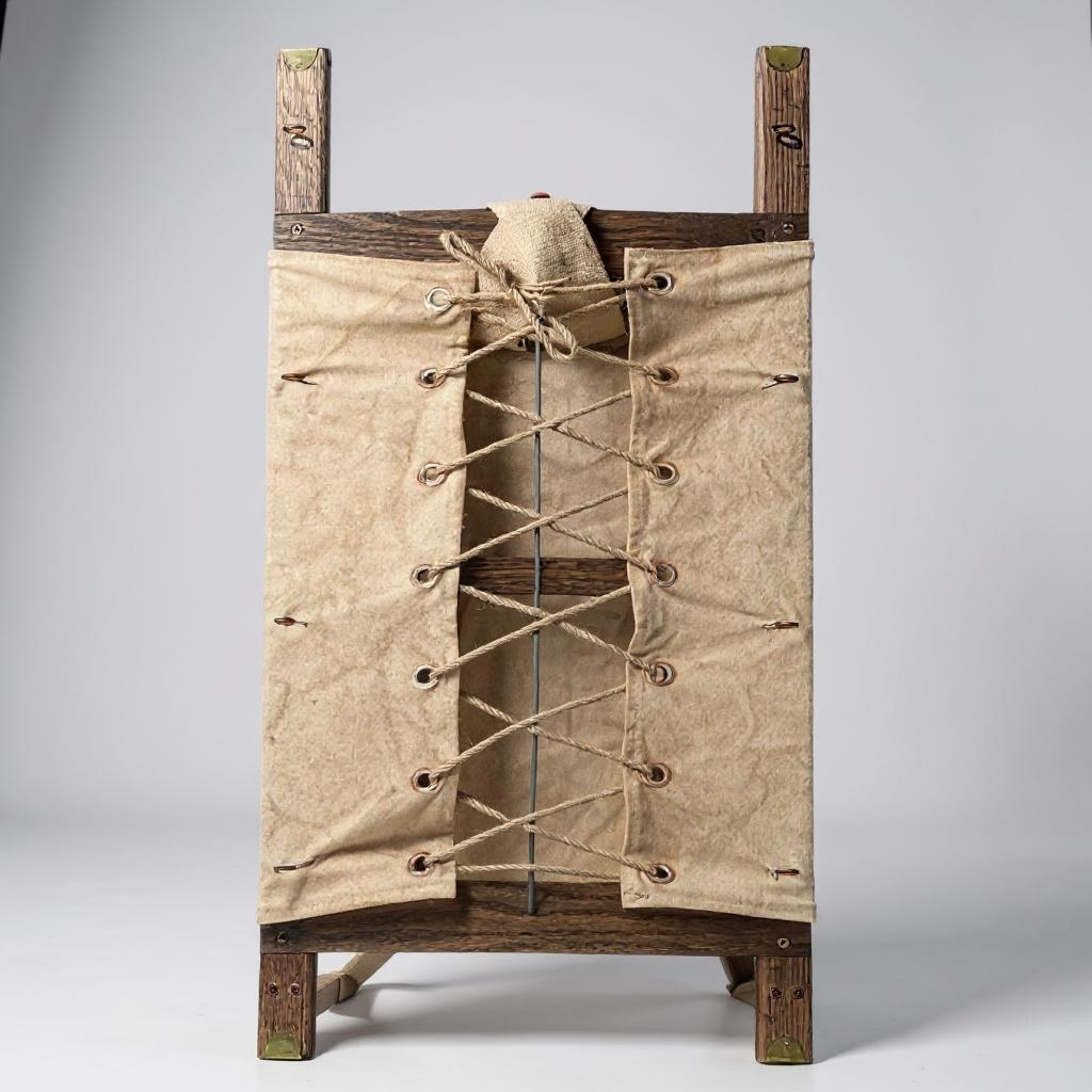 Comstock and Company tan wooden pack board for deer pack mounts, bear pack mounts and taxidermy display.