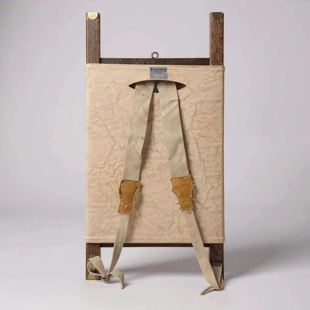 Comstock and Company tan wooden pack board for deer pack mounts, bear pack mounts and taxidermy display.