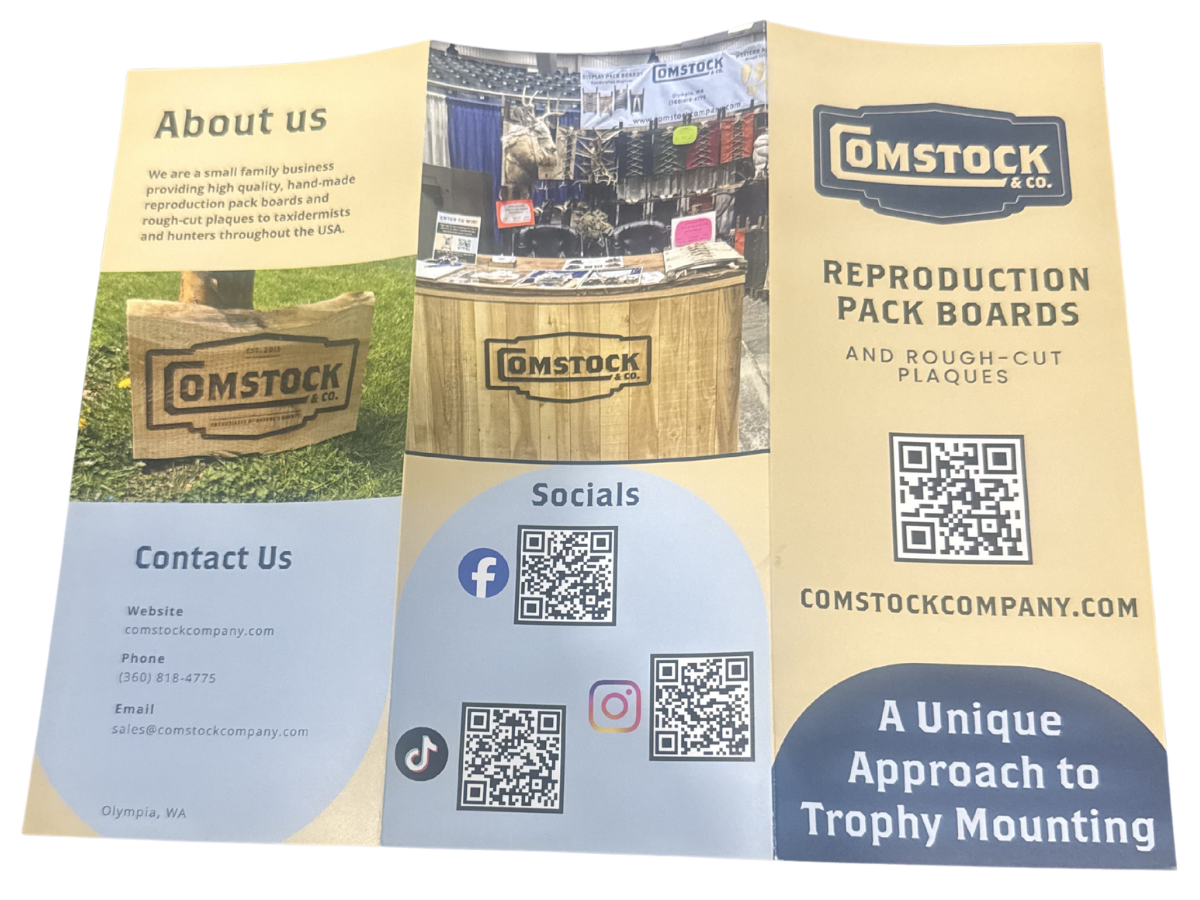 Trifold flyers - Comstock & Co