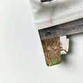 Comstock and Company tan wooden pack board aged hardware for deer pack mounts, bear pack mounts and taxidermy display.