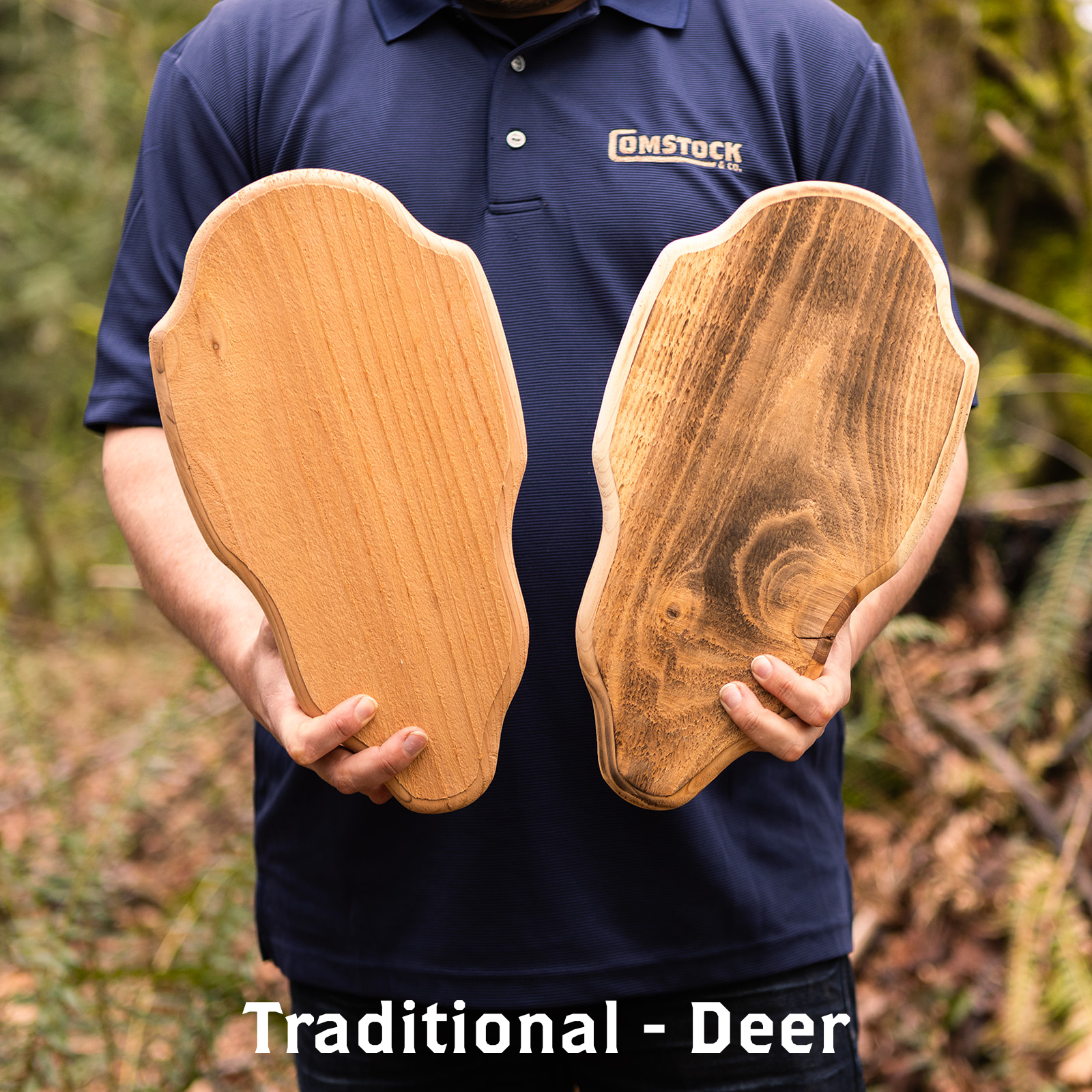 Western Red Cedar Rough-Cut Plaques - Comstock & Co